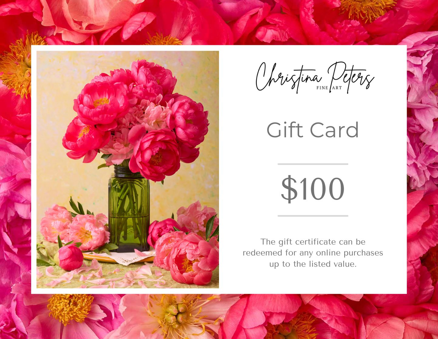 Christina Peters Fine Art Gift Card