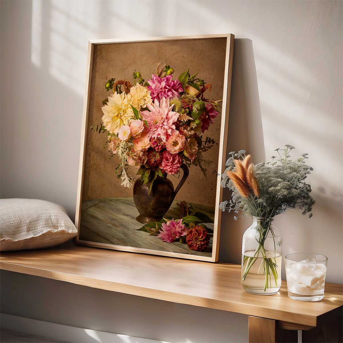 Dahlia Obsession Wall Art Canvas