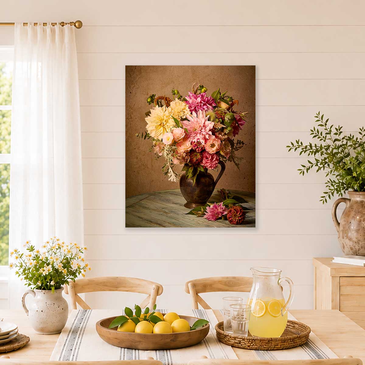 Dahlia Obsession Wall Art Canvas