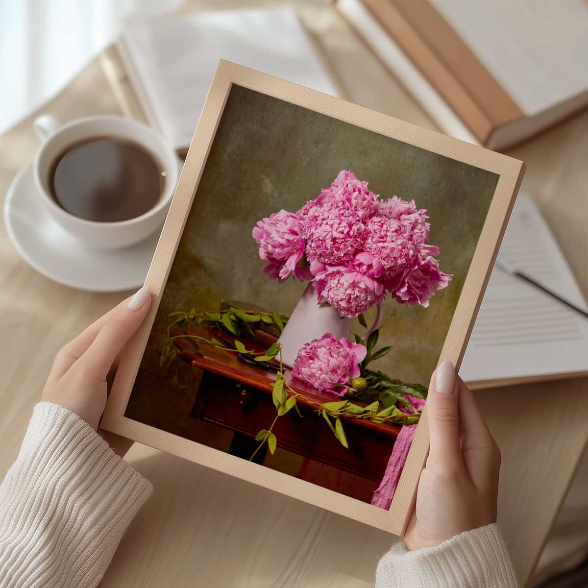 The Peony Sisters Wall Art Print