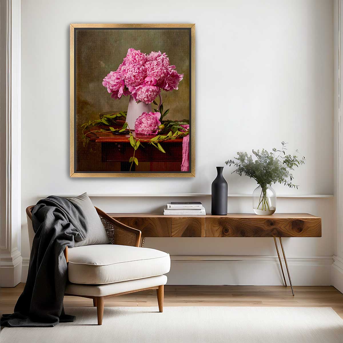 The Peony Sisters Wall Art Canvas
