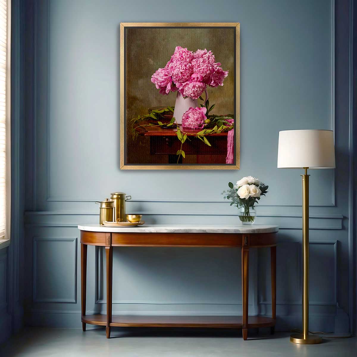 The Peony Sisters Wall Art Canvas
