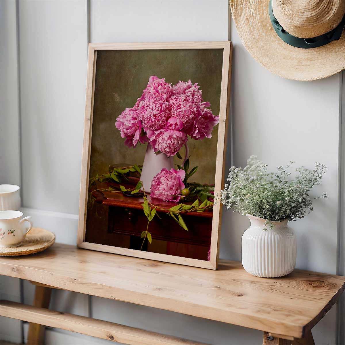 The Peony Sisters Wall Art Canvas