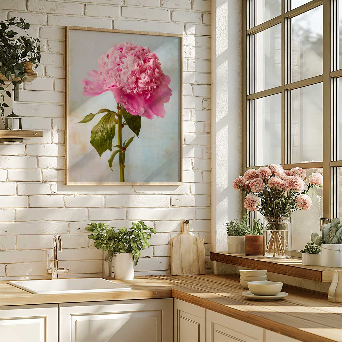 Miss Stoic Peony Wall Art Canvas