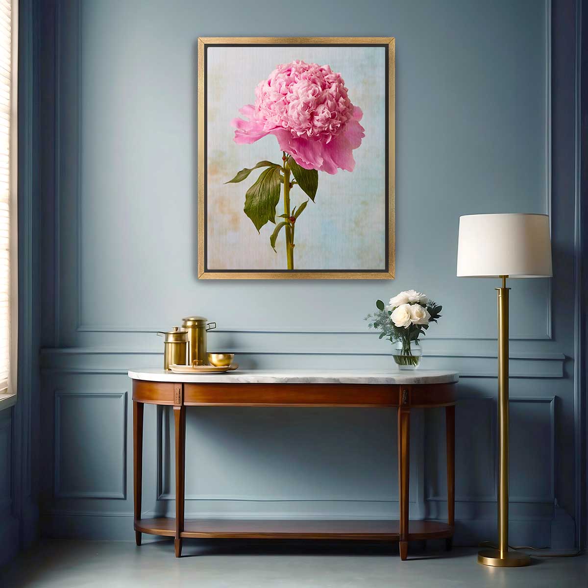 Miss Stoic Peony Wall Art Canvas