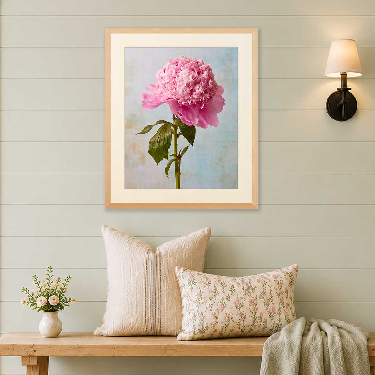 Miss Stoic Peony Wall Art Print