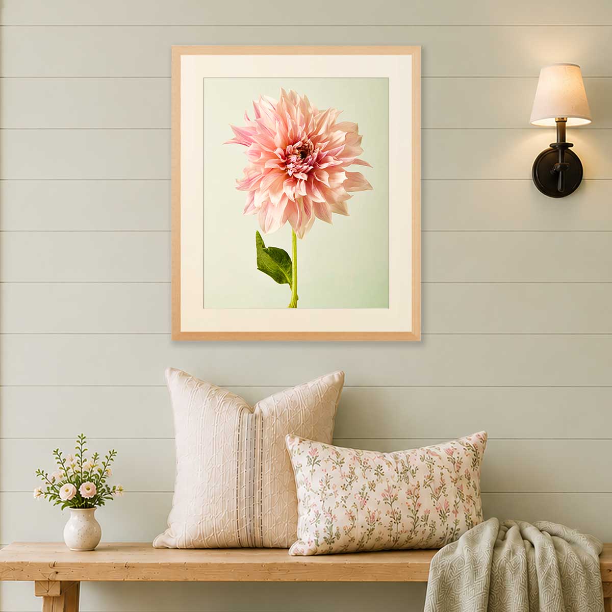 Elegance In Pink | Dahlia Wall Art Print