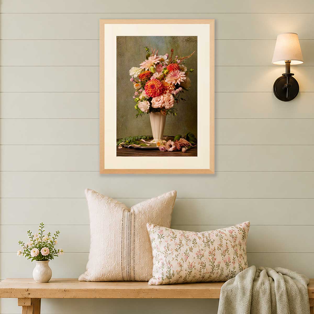 Victorian Bouquet | Dahlia Wall Art Print