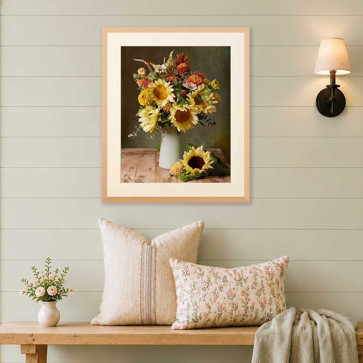 Sunny Bouquet | Sunflower Wall Art Print