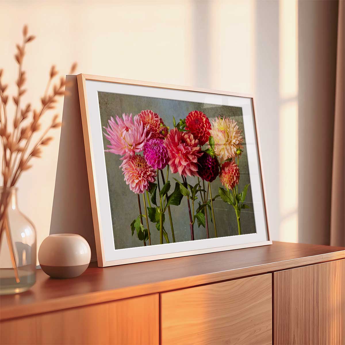 Summer's Chorus Dahlia Fine Art Print