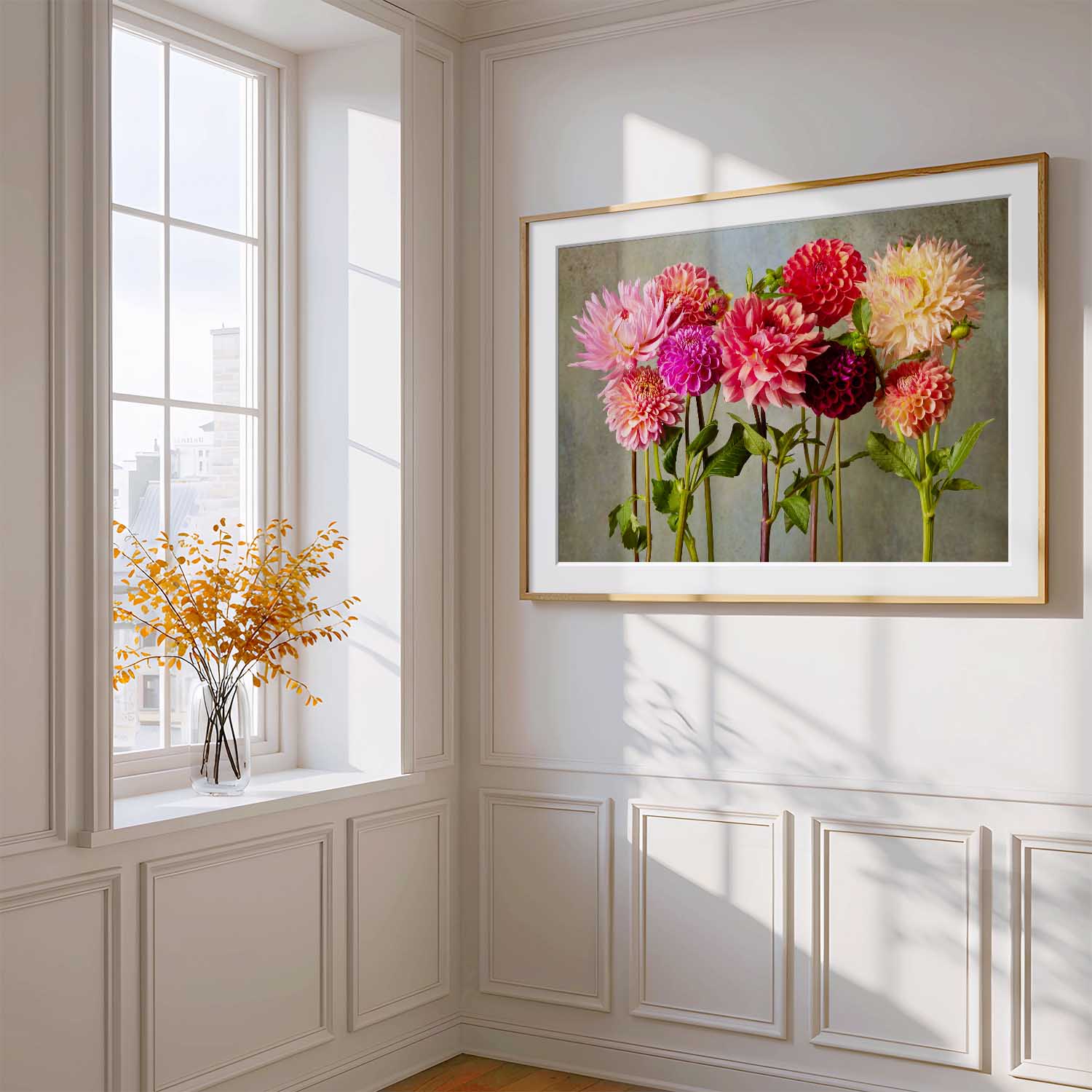 Summer's Chorus Dahlia Fine Art Print