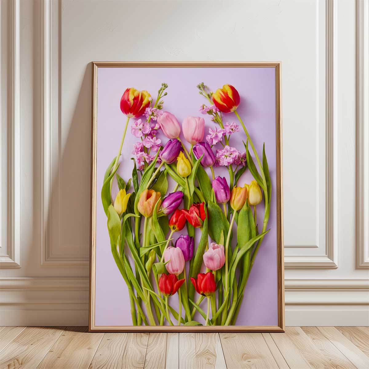 Tulip Garden Wall Art Canvas