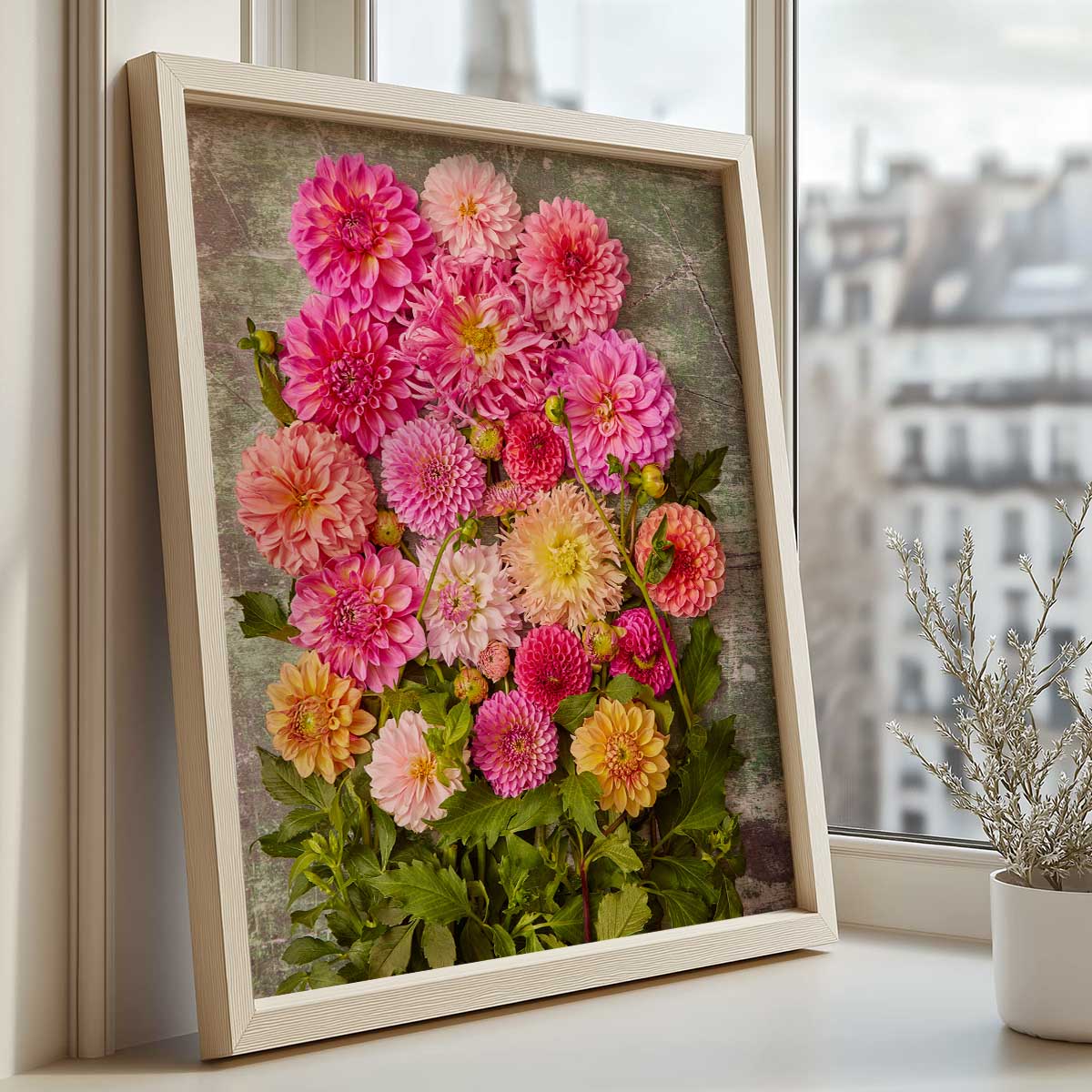 Dahlia Garden Wall Art Print