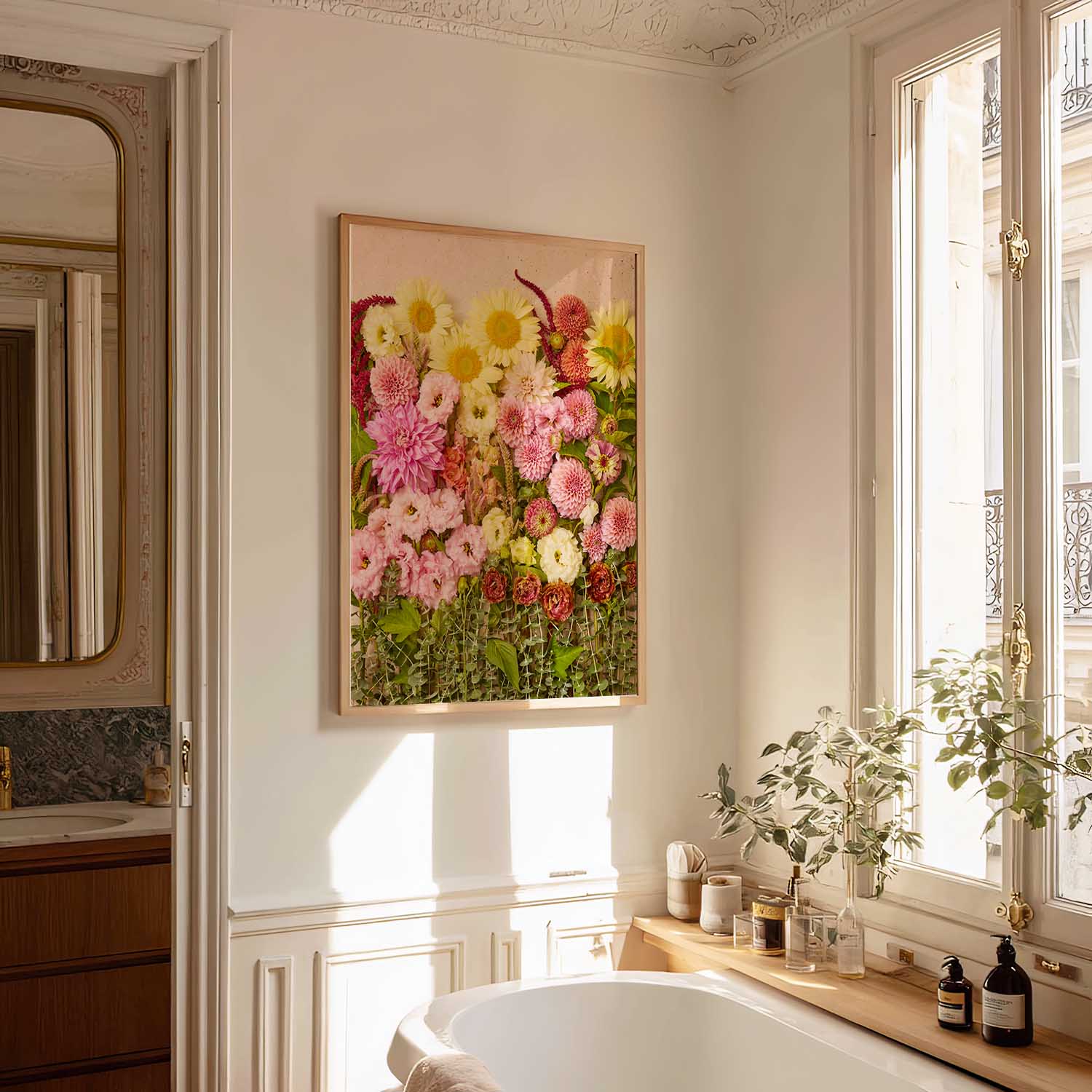 Summer Garden | Floral Wall Art Canvas