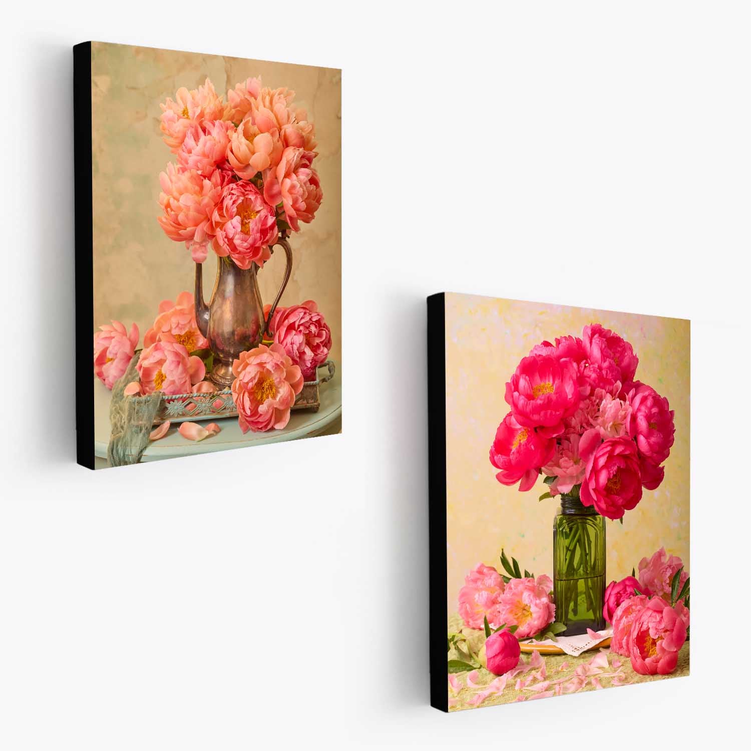 Peony Arrangement Duo