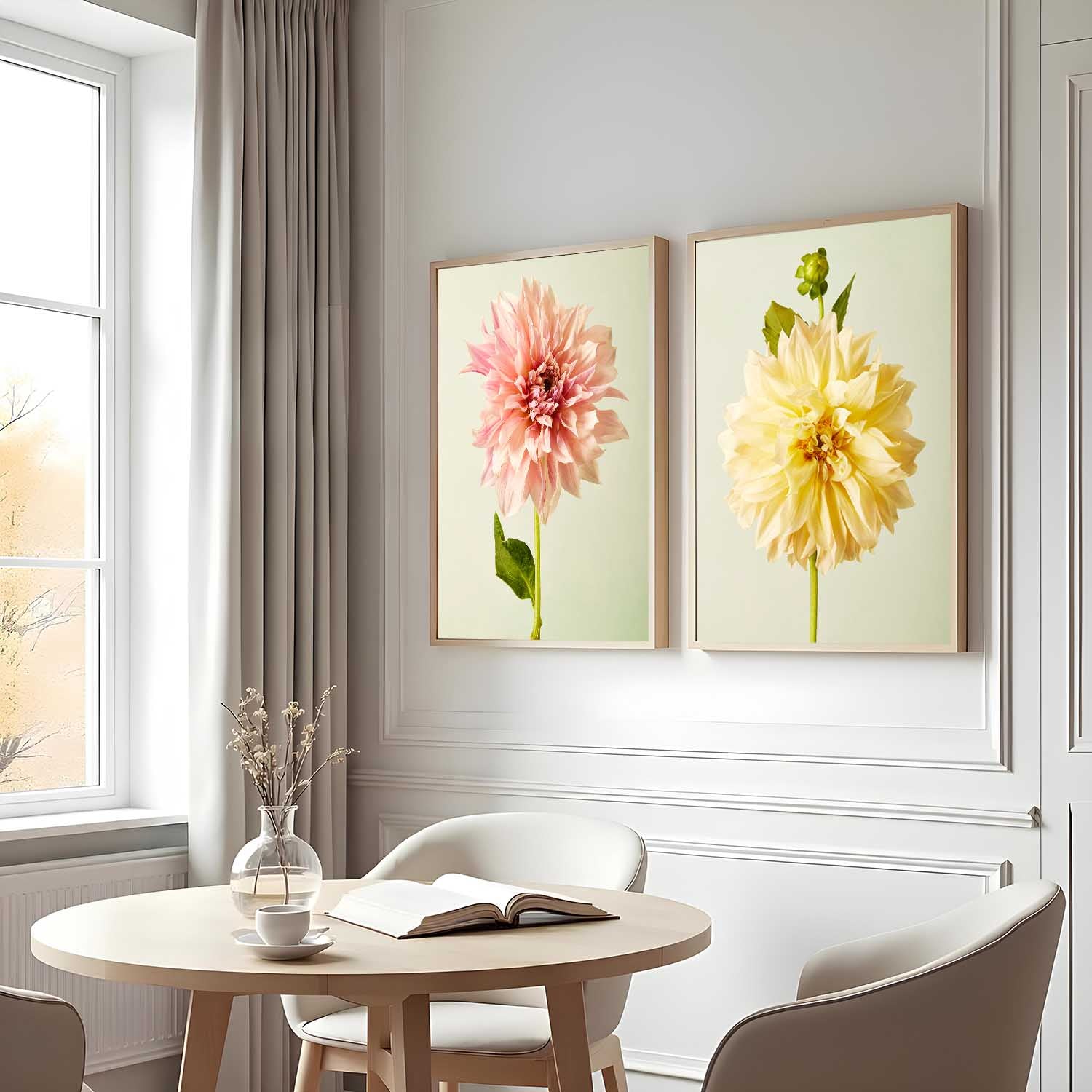 Cafe Au Lait Dahlia Duo