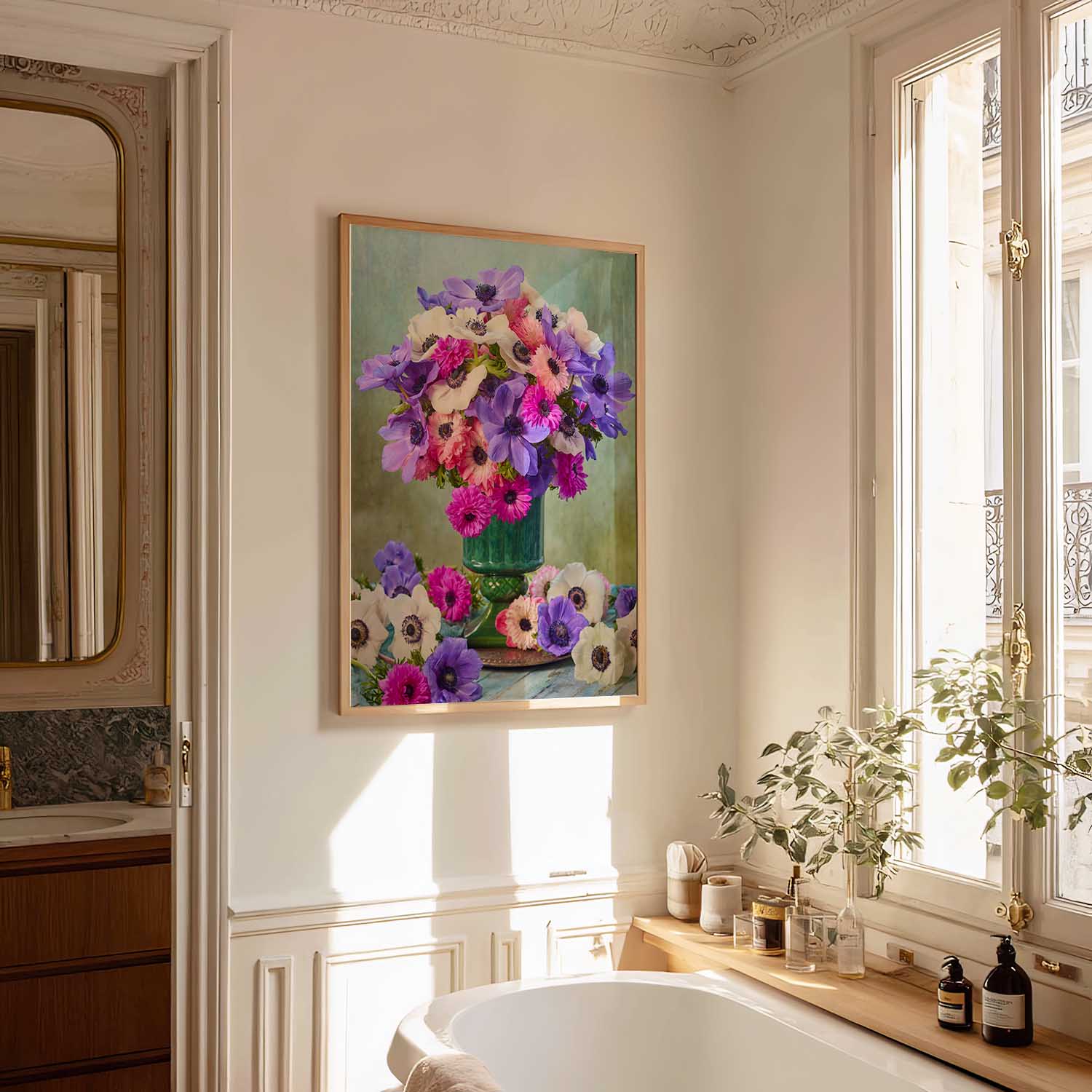 Boldly Blooming | Anemone Wall Art Canvas
