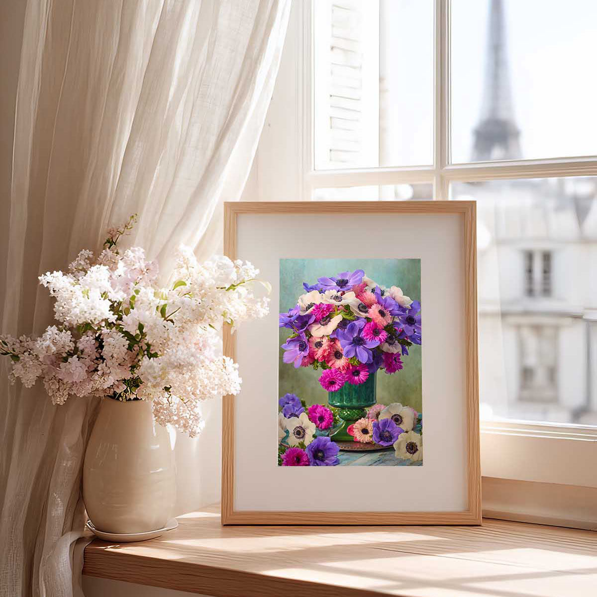 Boldly Blooming | Anemone Wall Art Print