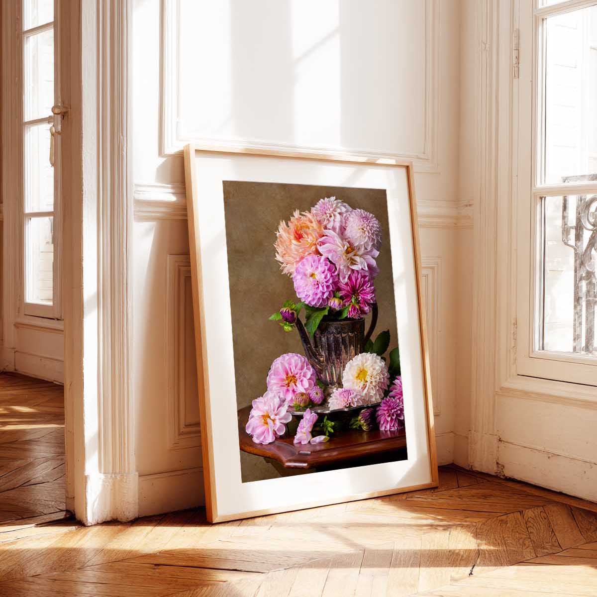 Dahlia Tea Party | Wall Art Print