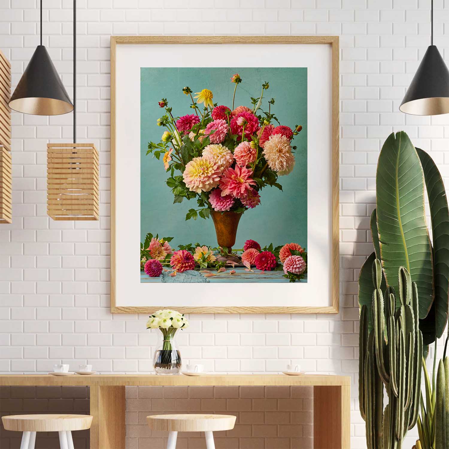 Summer's Farewell | Dahlia Wall Art Print
