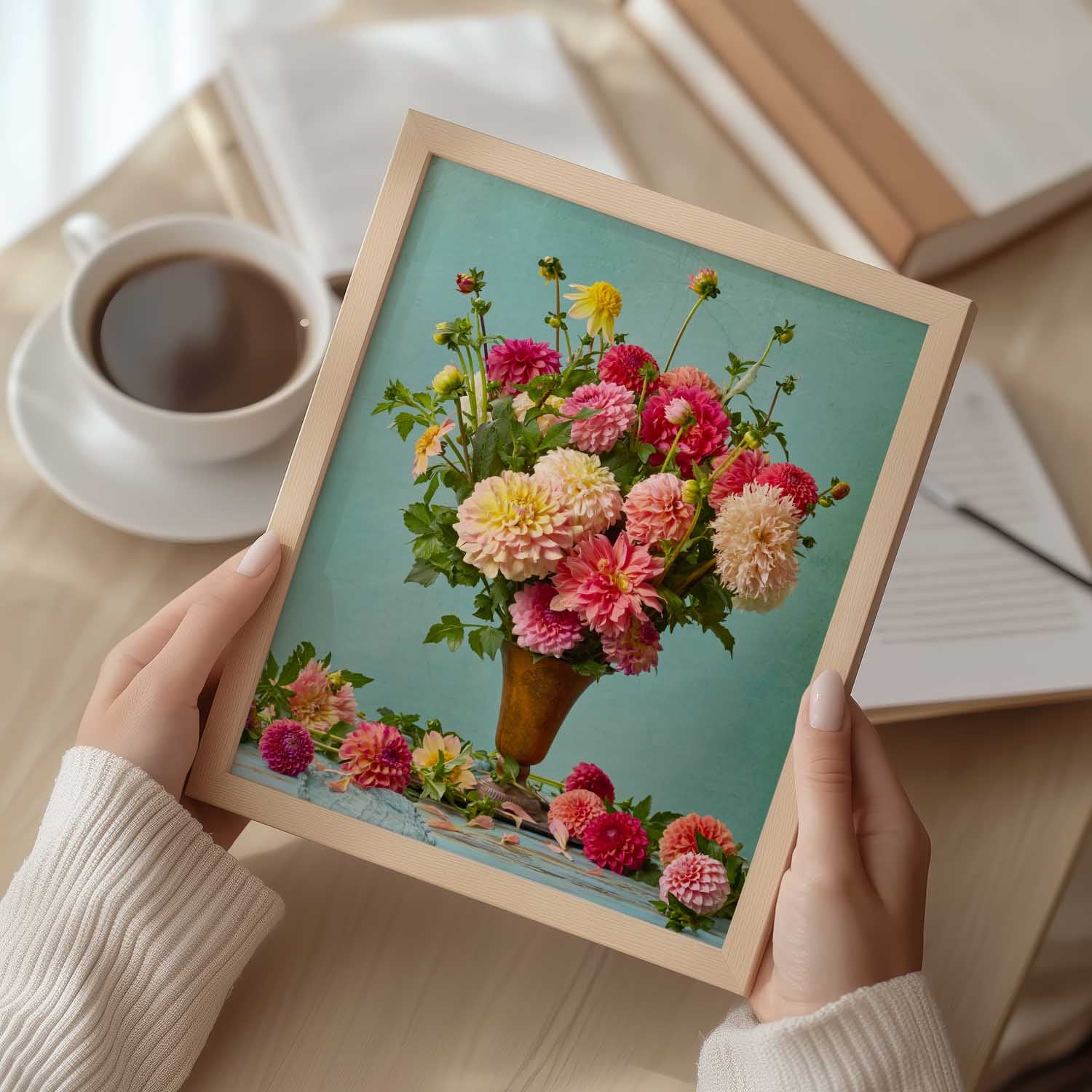 Summer's Farewell | Dahlia Wall Art Print