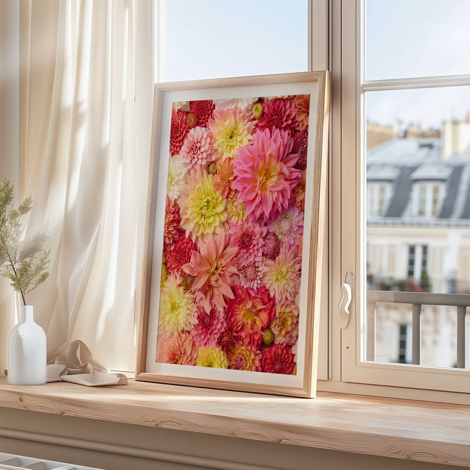 Blooming Bright | Dahlia Wall Art Print