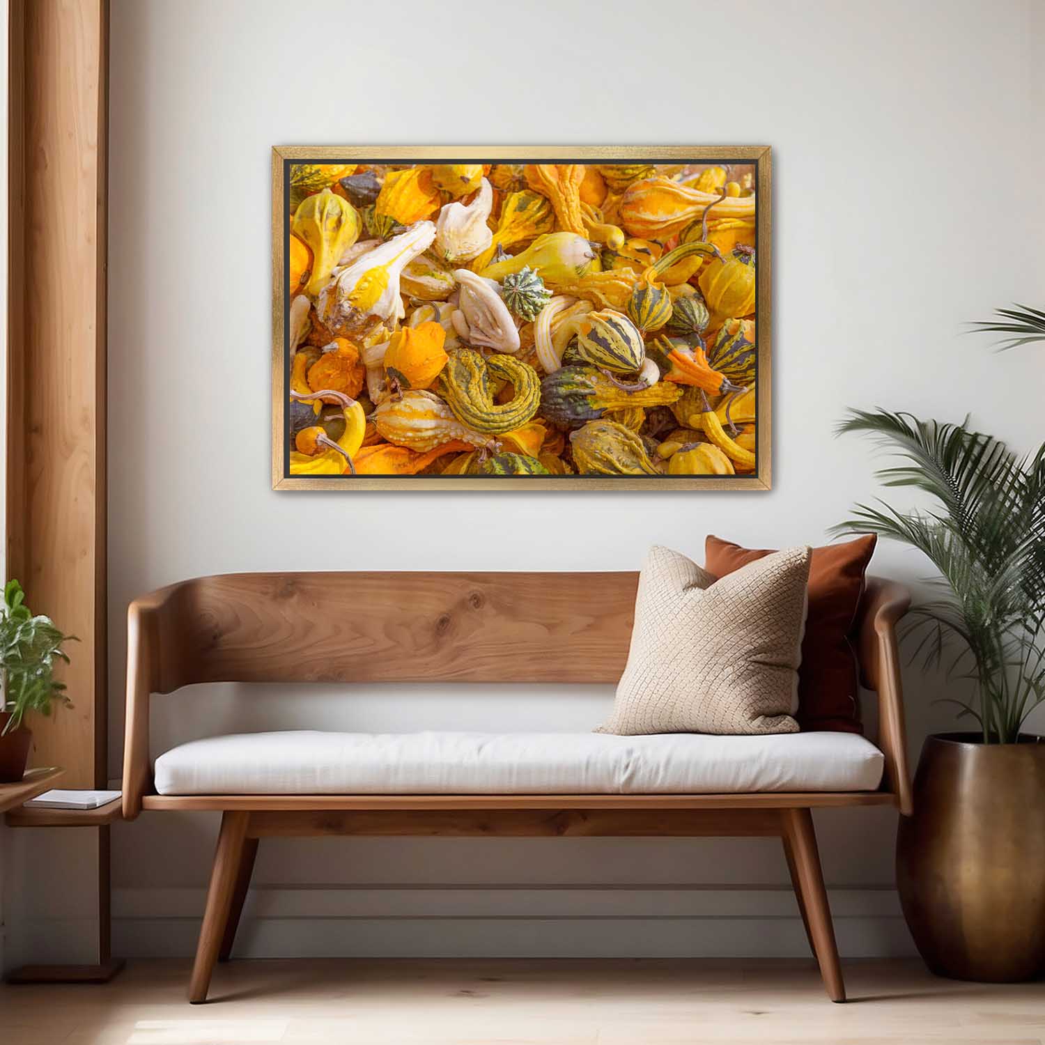 Autumn Gourds | Wall Art Canvas