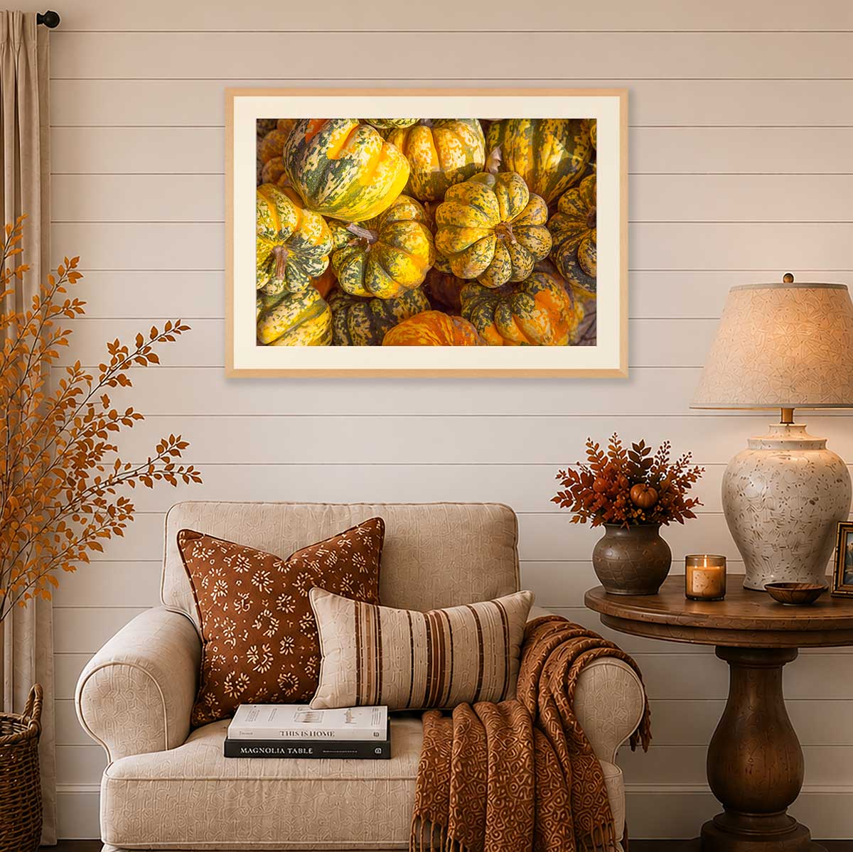 Carnival Colors | Pumpkin Wall Art Print