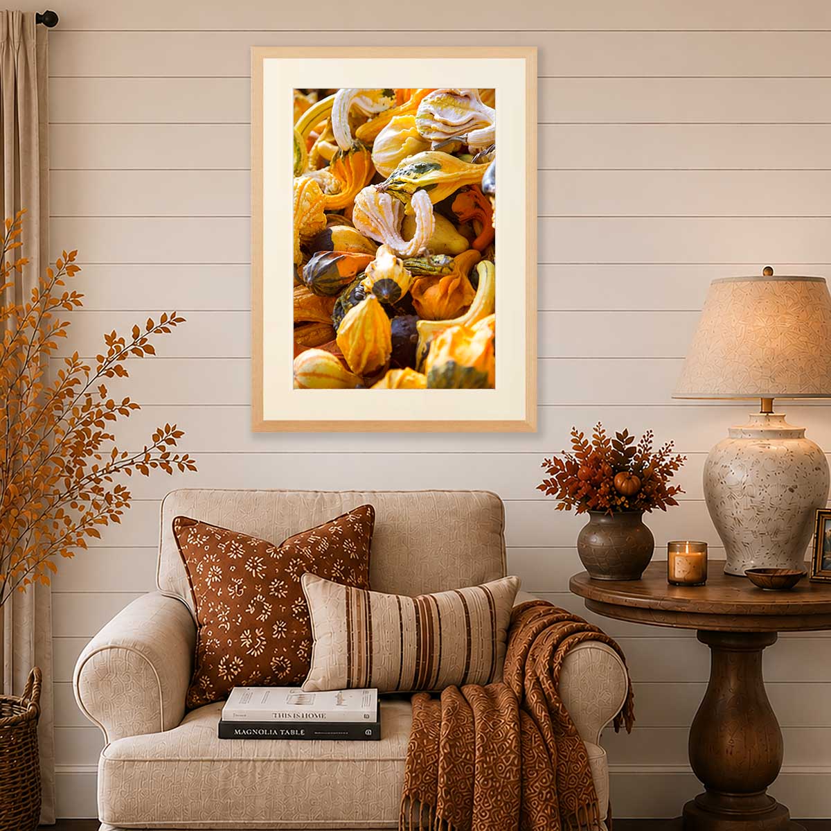 Autumn Abundance Fall Wall Art Print