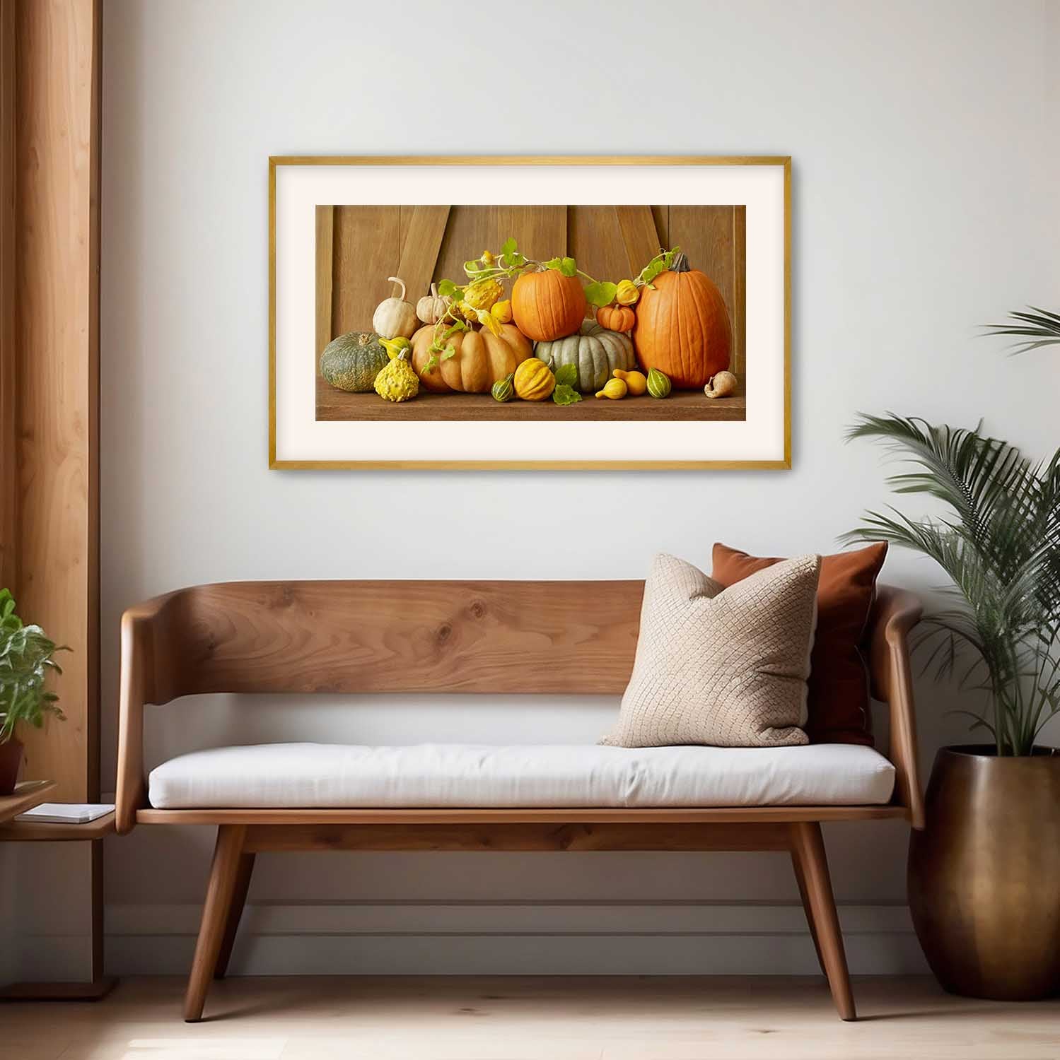 Harvest Festival Pumpkin Wall Art Print
