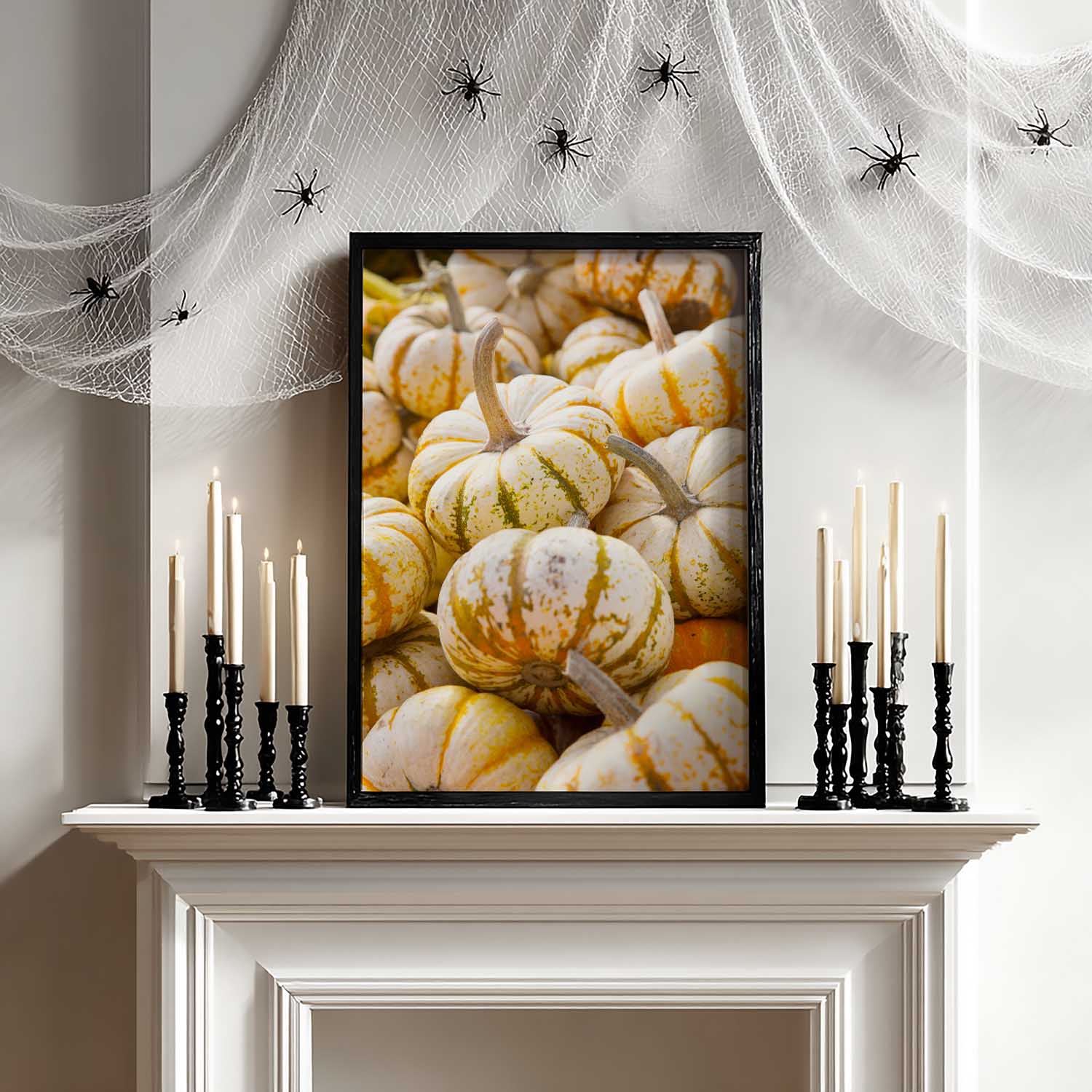 Mini Tiger Pumpkin Vertical