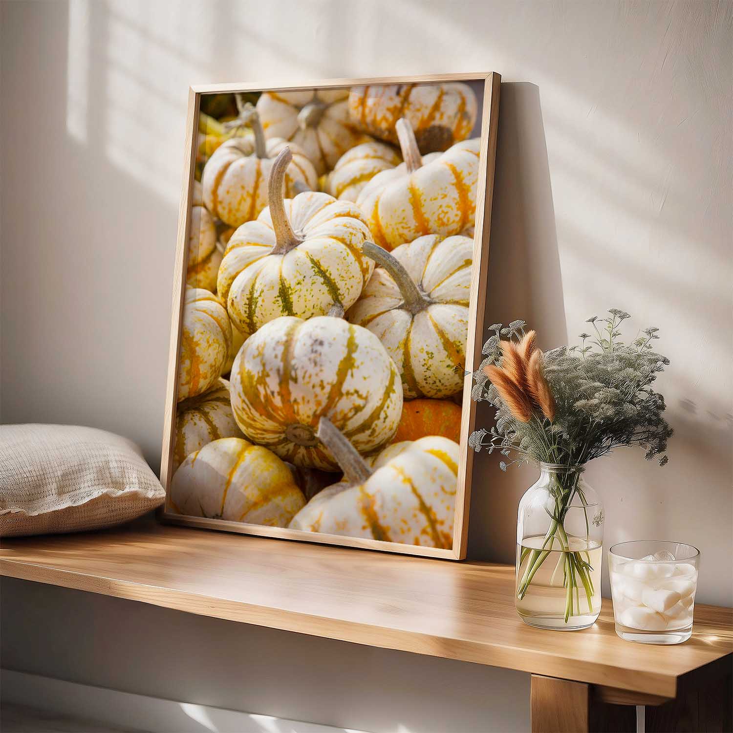 Mini Tiger Pumpkin Vertical