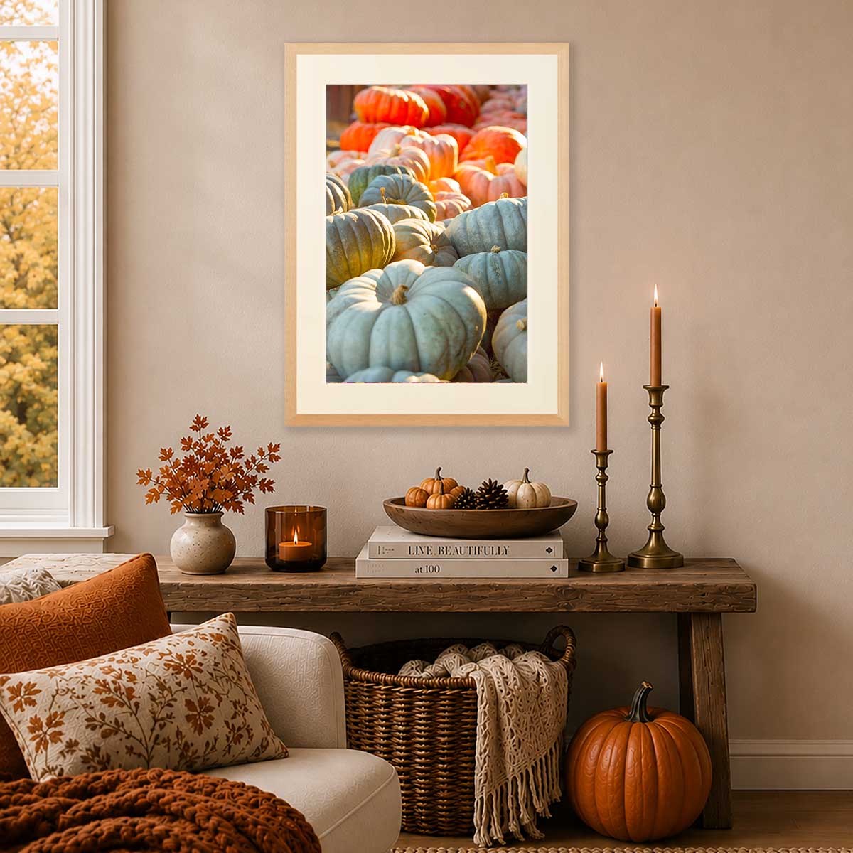 Pumpkin Parade II Wall Art Print