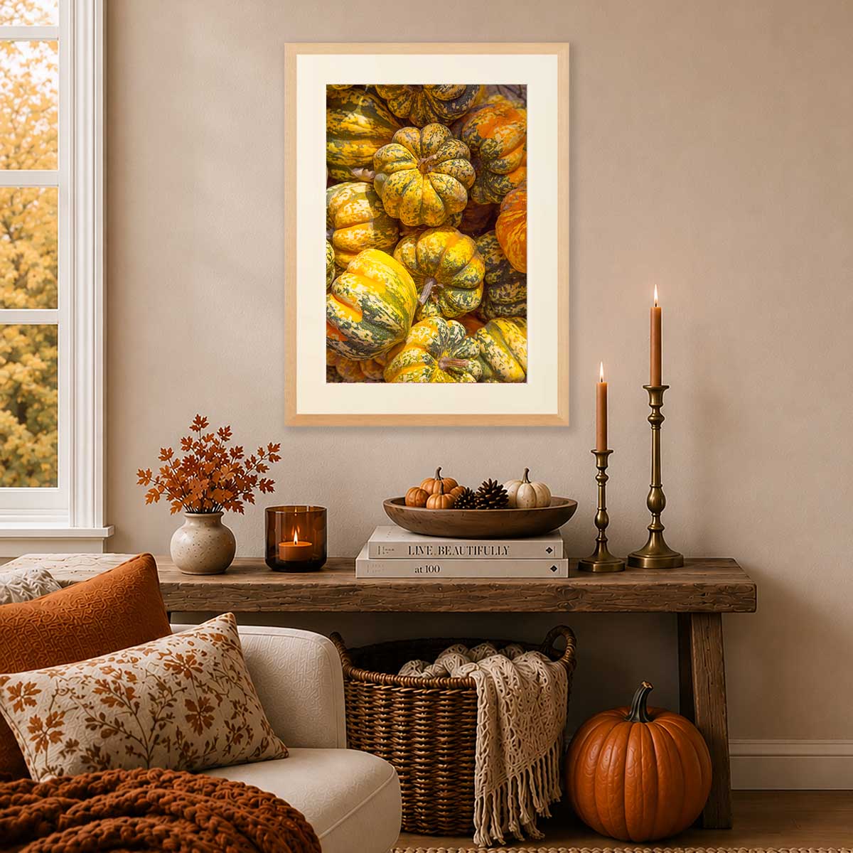 Carnival Colors (Vertical) | Autumn Wall Decor Print