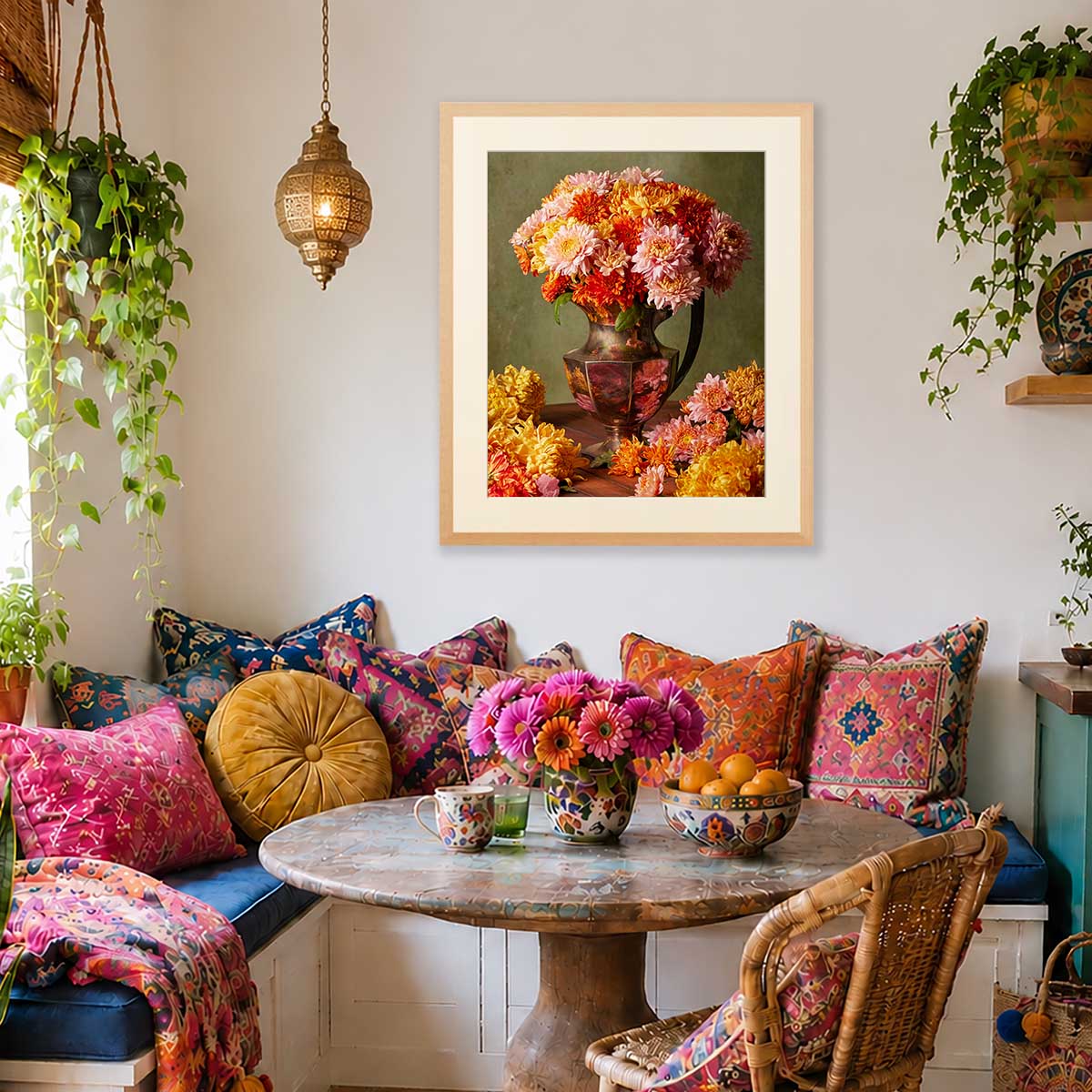 Harvested Harmony | Chrysanthemum Wall Art Print