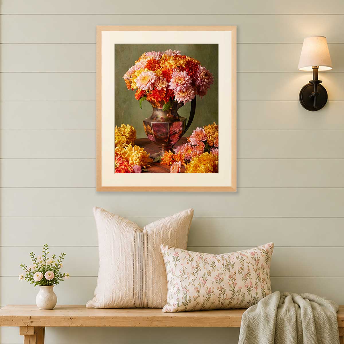Harvested Harmony | Chrysanthemum Wall Art Print