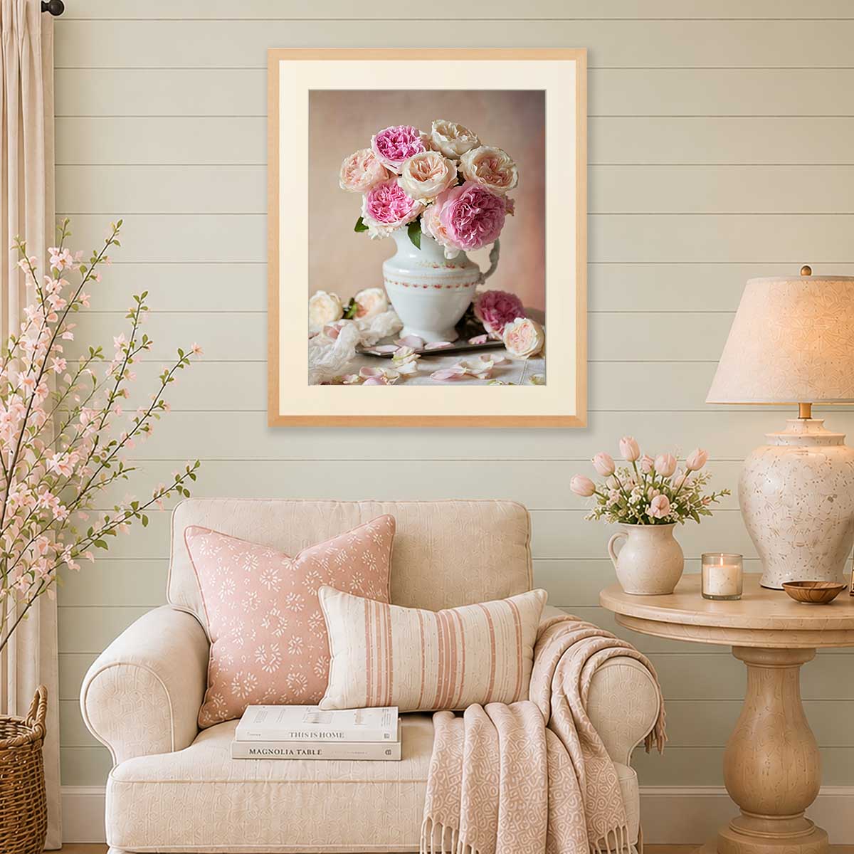 Romance in Bloom | Rose Wall Art Print