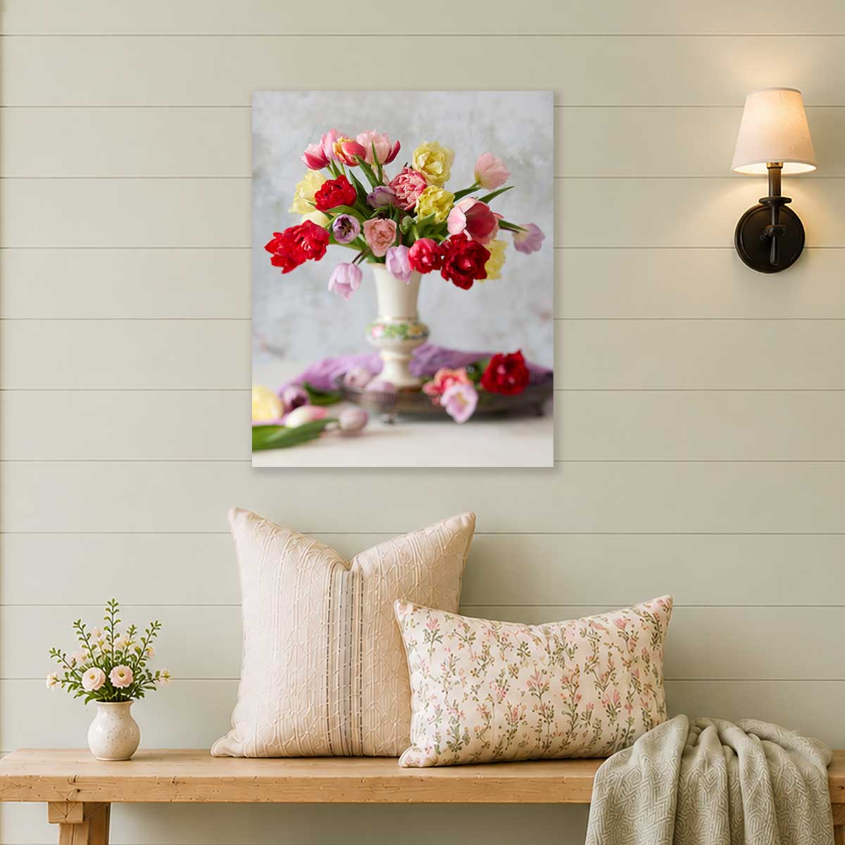 Spring Symphony | Tulip Wall Art Canvas