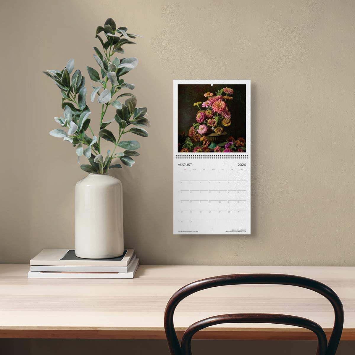Floral Wall Calendar 2026 – The Floral Obsession By Christina Peters
