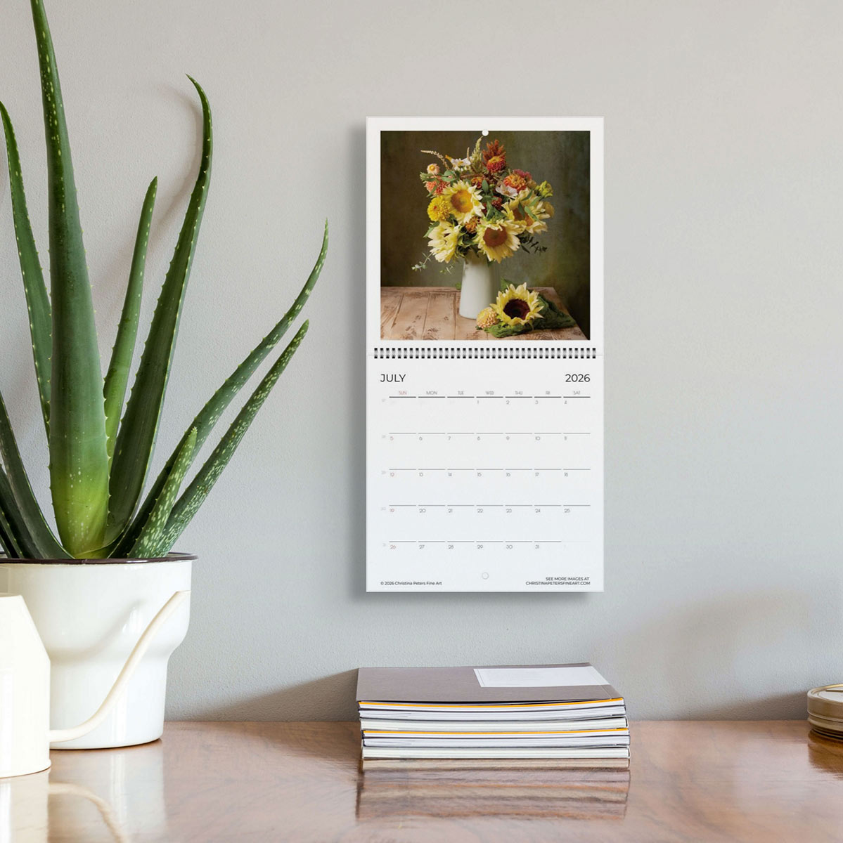 Floral Wall Calendar 2026 – The Floral Obsession By Christina Peters