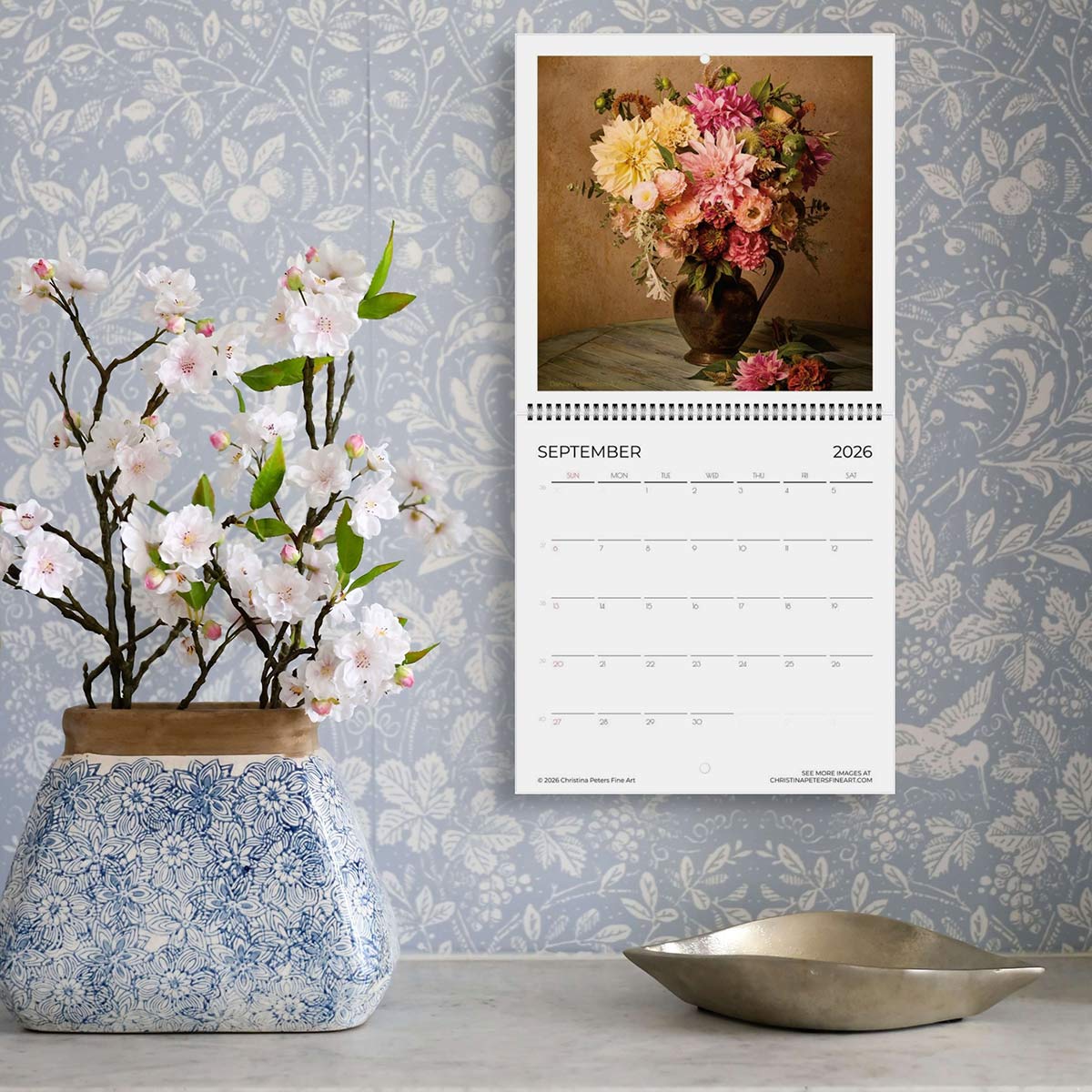 Floral Wall Calendar 2026 – The Floral Obsession By Christina Peters