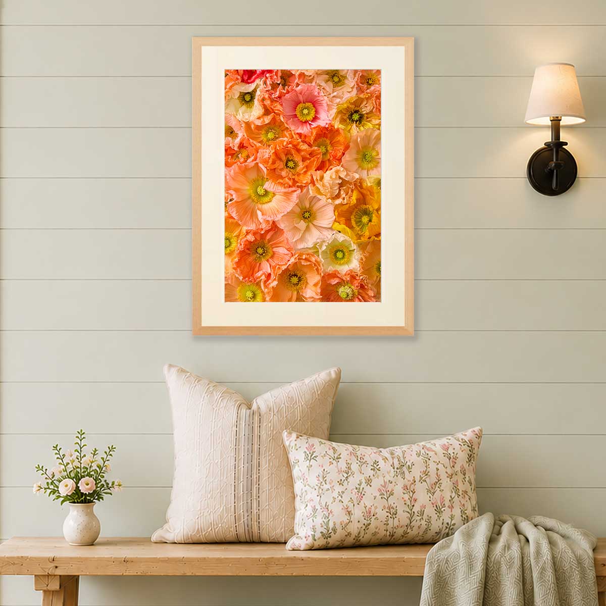 Petals of Light | Poppy Wall Art Print