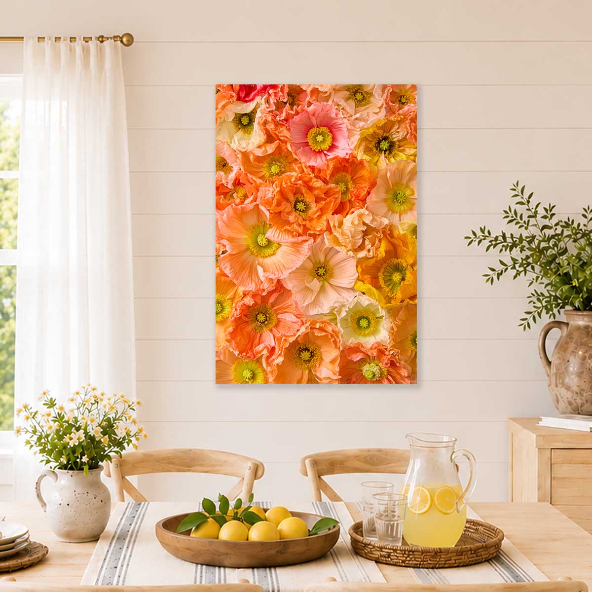 Petals of Light | Poppy Wall Art Canvas