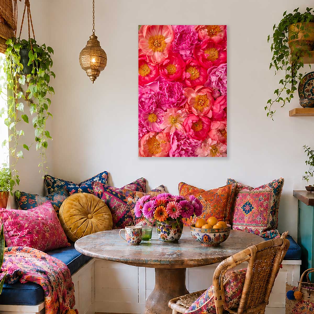 Radiant Dreams | Peony Wall Art Canvas