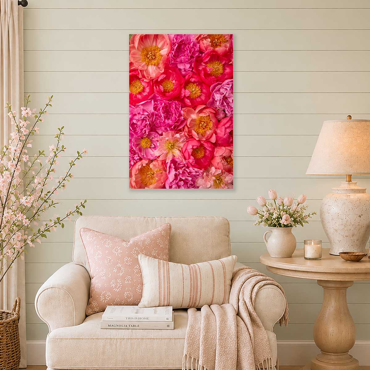 Radiant Dreams | Peony Wall Art Canvas