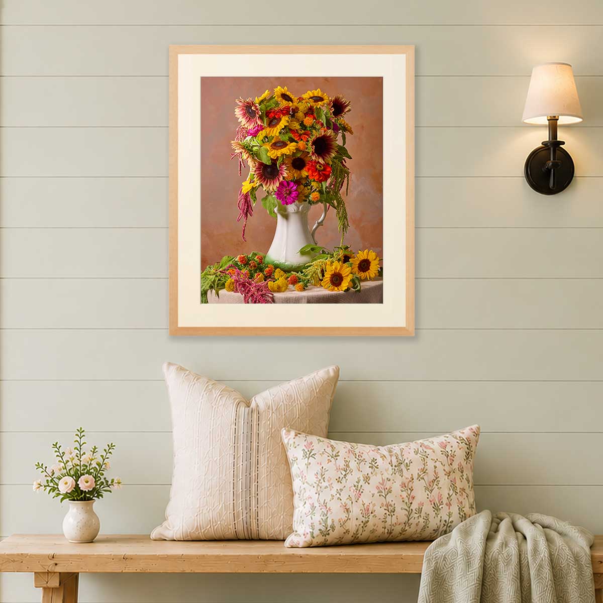 Golden Fiesta | Sunflower Wall Art Print