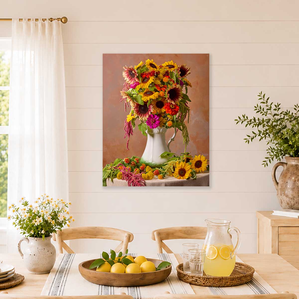 Golden Fiesta | Sunflower Wall Art Canvas