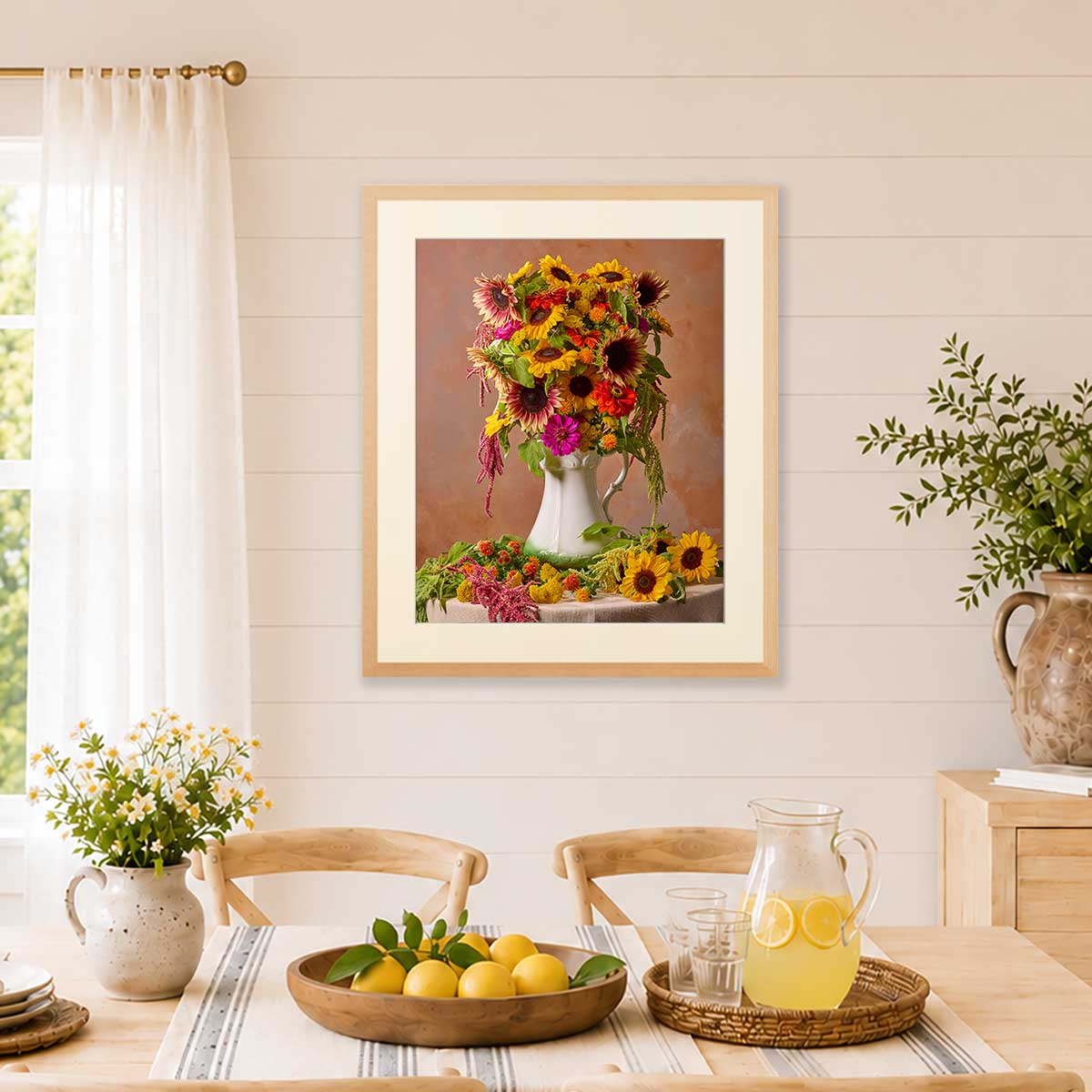 Golden Fiesta | Sunflower Wall Art Print