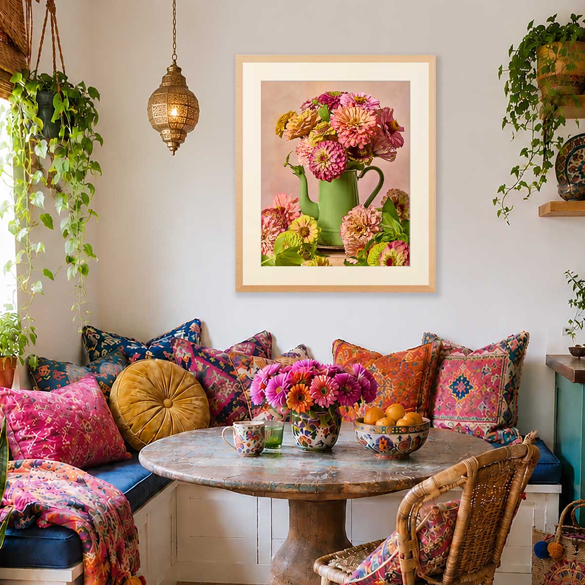 Steeping Beauty | Zinnia Wall Art Print