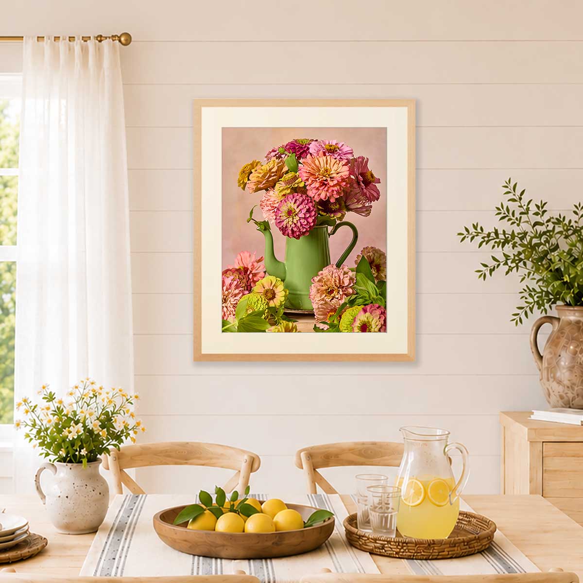 Steeping Beauty | Zinnia Wall Art Print